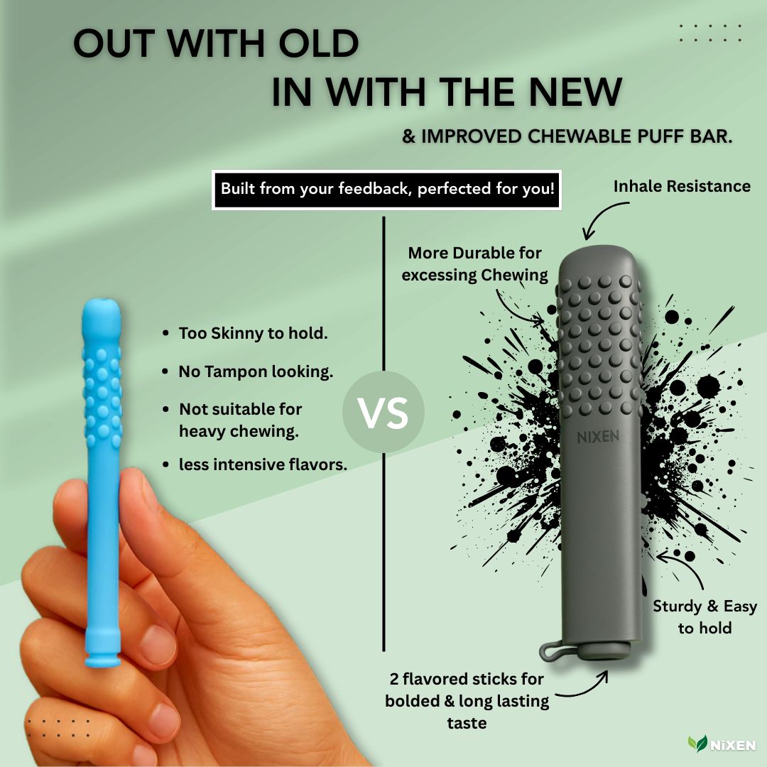 Nixen™ Chewable Puff Bar.